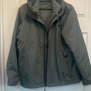 Women’s North Face Sage Green 2 in 1 Jacket